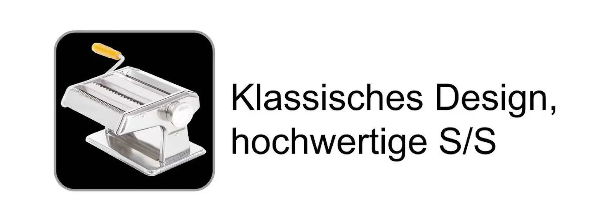 4-in-1 Nudelmaschine aus Edelstahl – Pasta Maker für Spaghetti, Tagliatelle & Lasagne Prime Deluxe GmbH