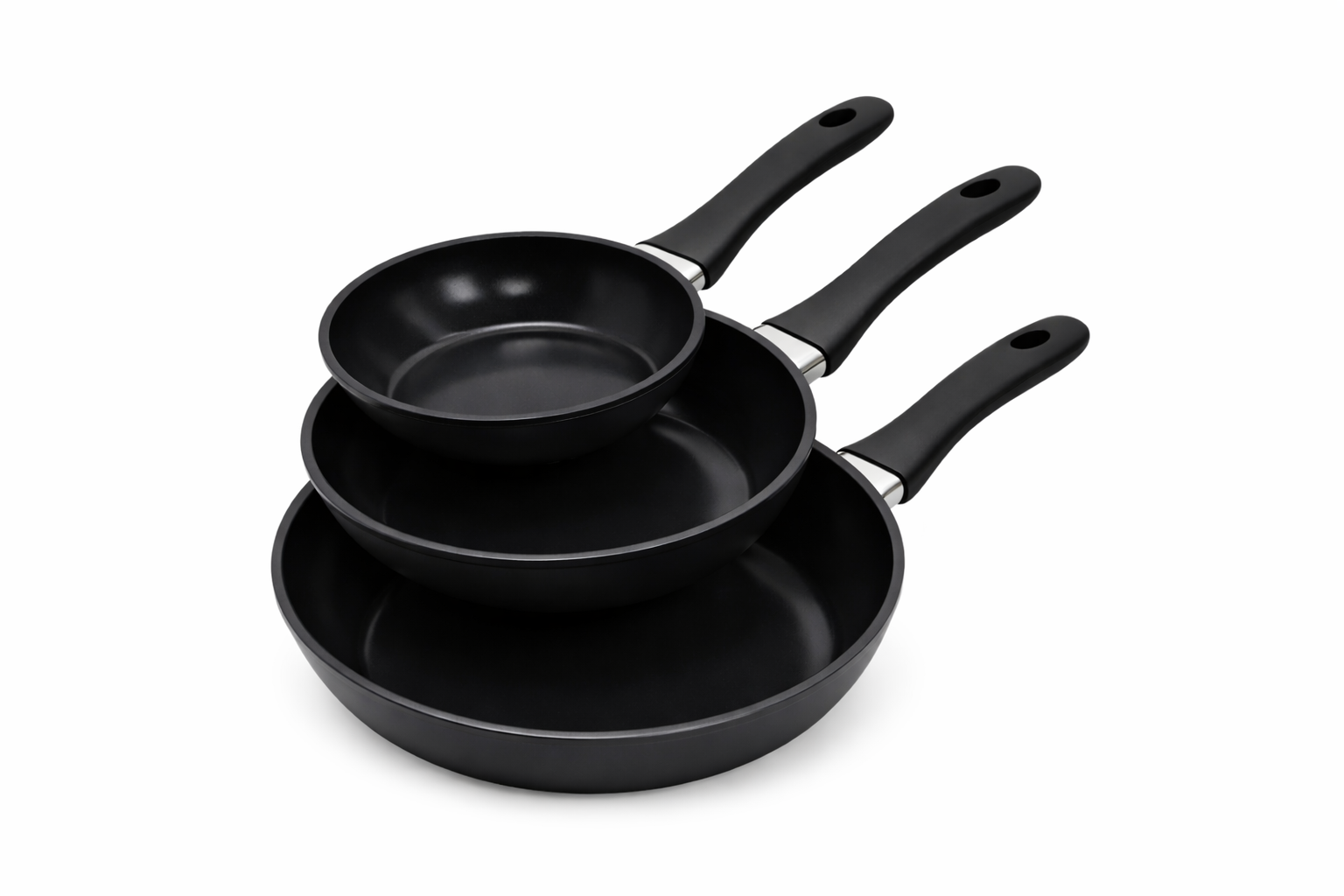 Keramik Pfannen Set 20–24–28 cm – Antihaft, Induktion, Ergonomischer Griff