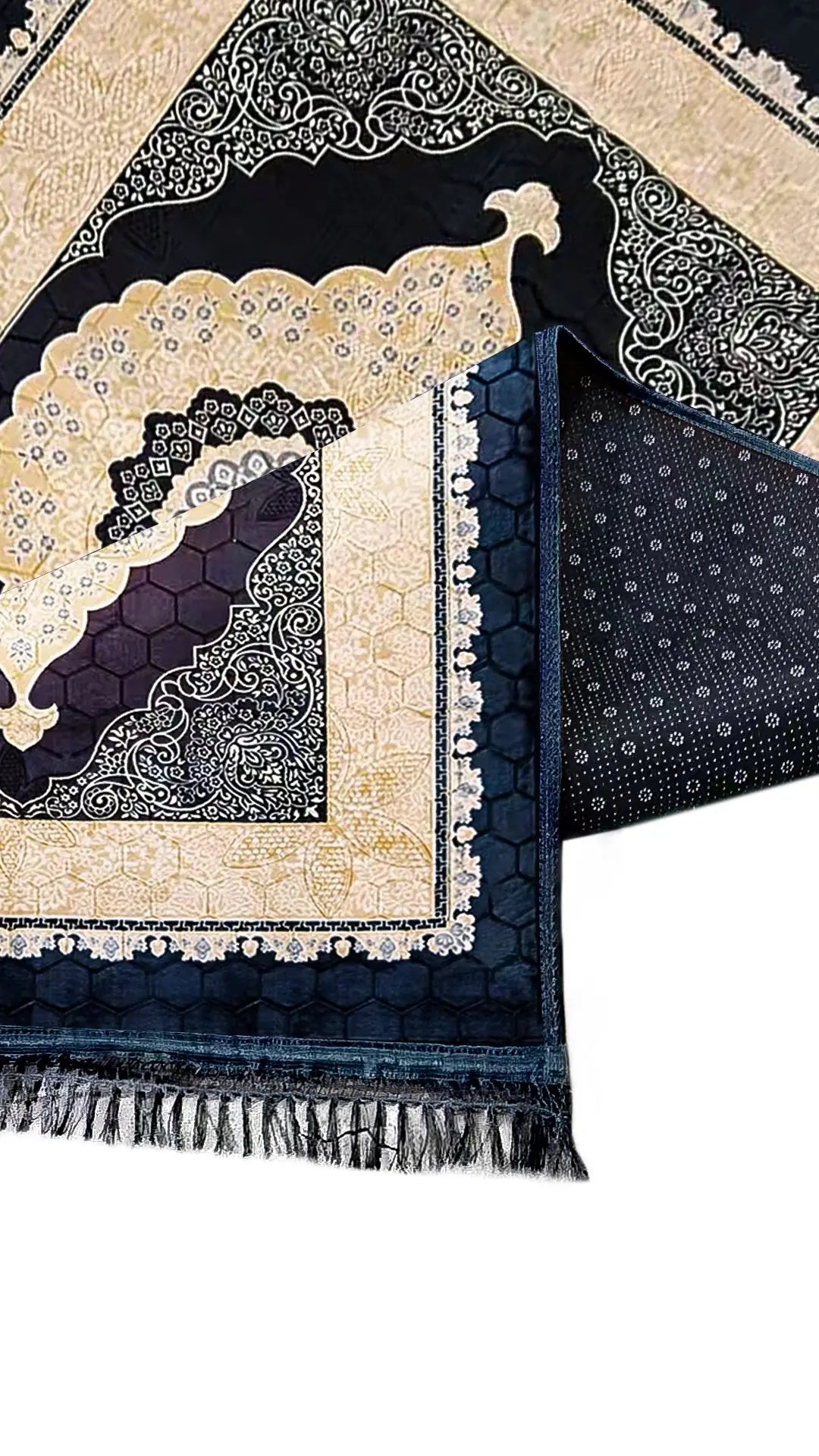 Rutschfester Teppich 200x300 cm – Weicher Designerteppich mit orientalischem Muster – Grau, Schwarz, Beige oder Rot Prime Deluxe GmbH