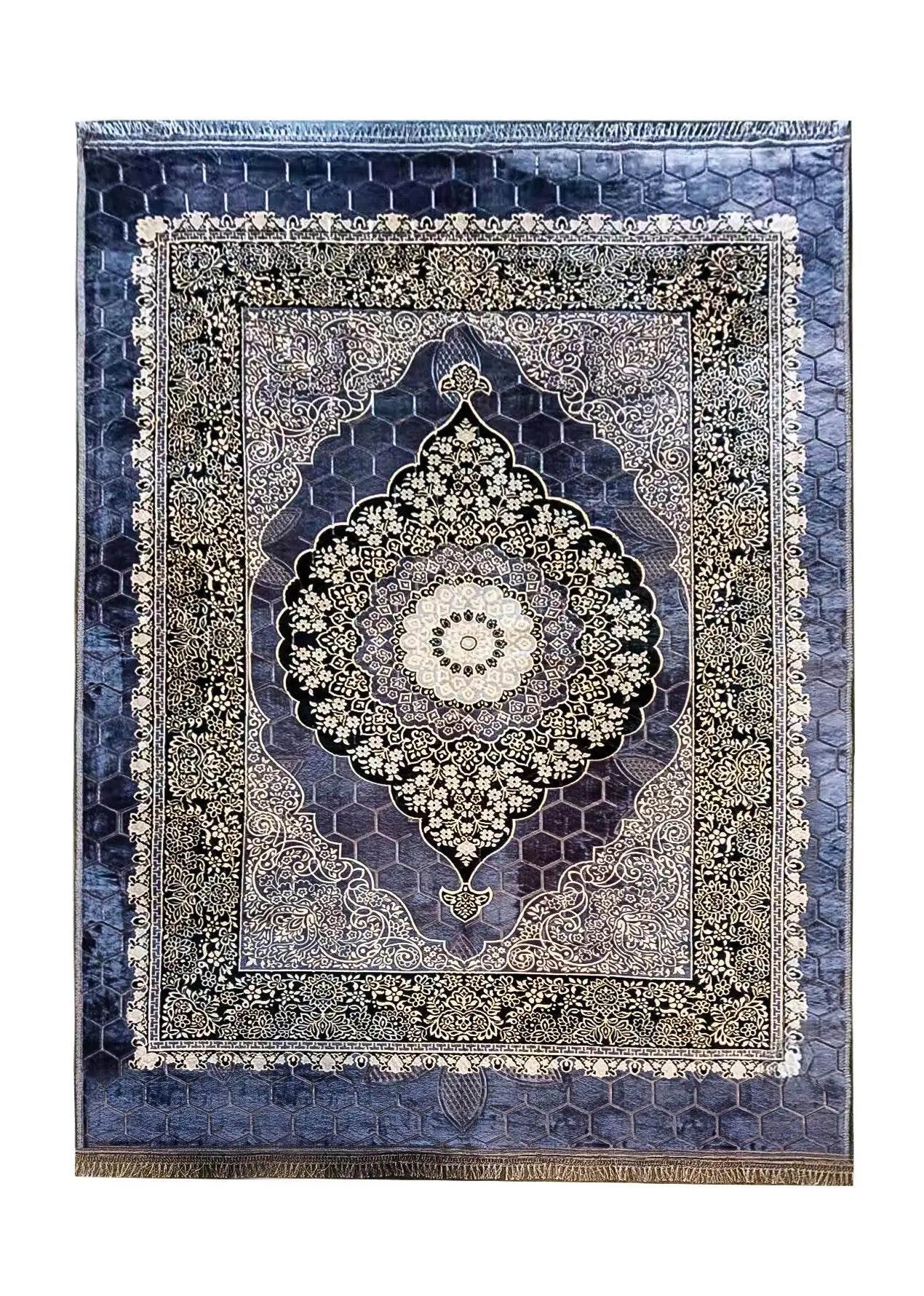 Rutschfester Teppich 200x300 cm – Weicher Designerteppich mit orientalischem Muster – Grau, Schwarz, Beige oder Rot Prime Deluxe GmbH