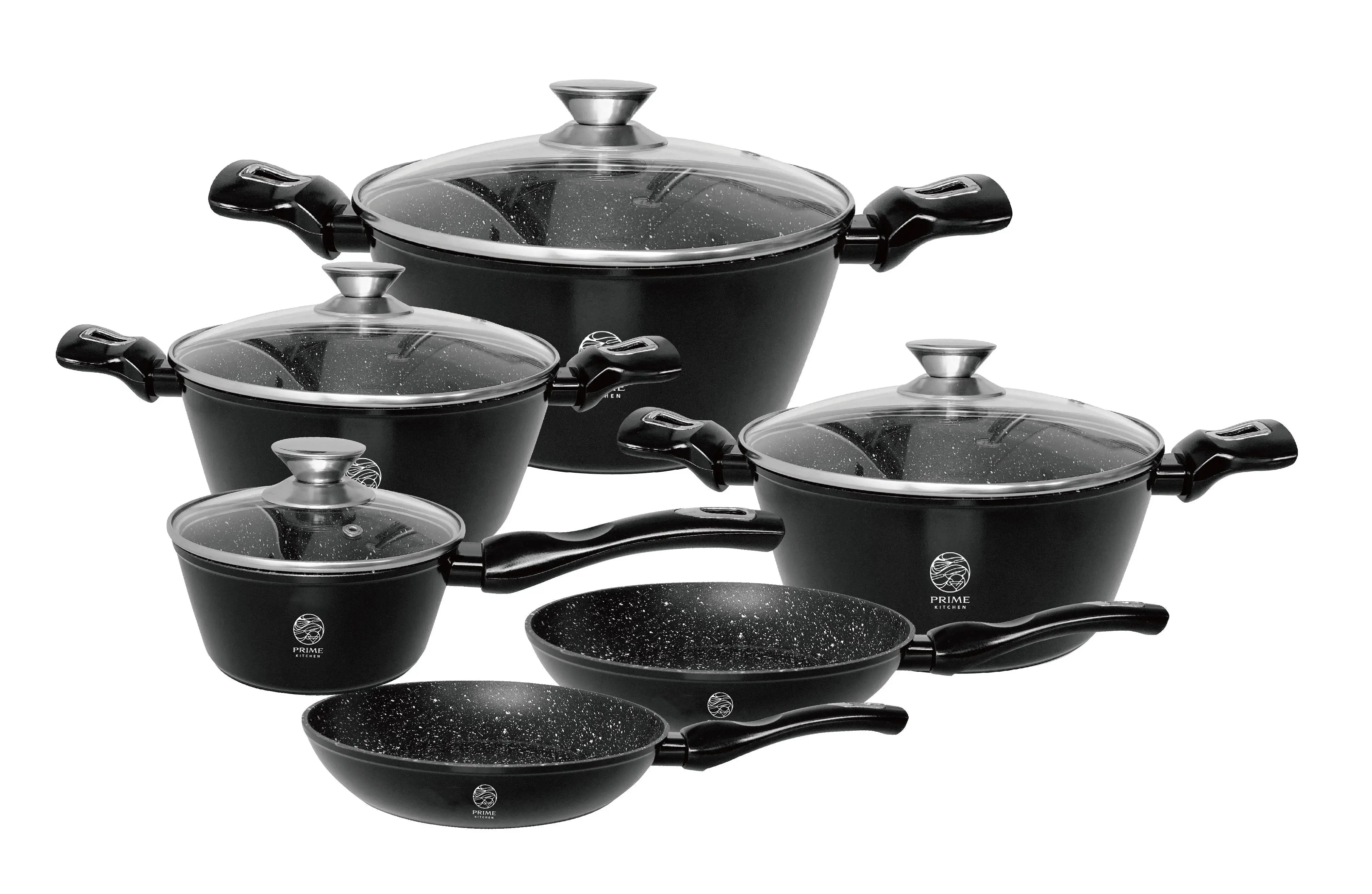 Topfset für Induktion mit Töpfen und Pfannen Set