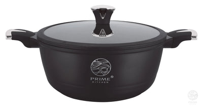 Prime Kitchen® Premium Topfset 10-teilig – Keramik Antihaft, Induktion, Silikon-Deckelrand Prime Deluxe GmbH