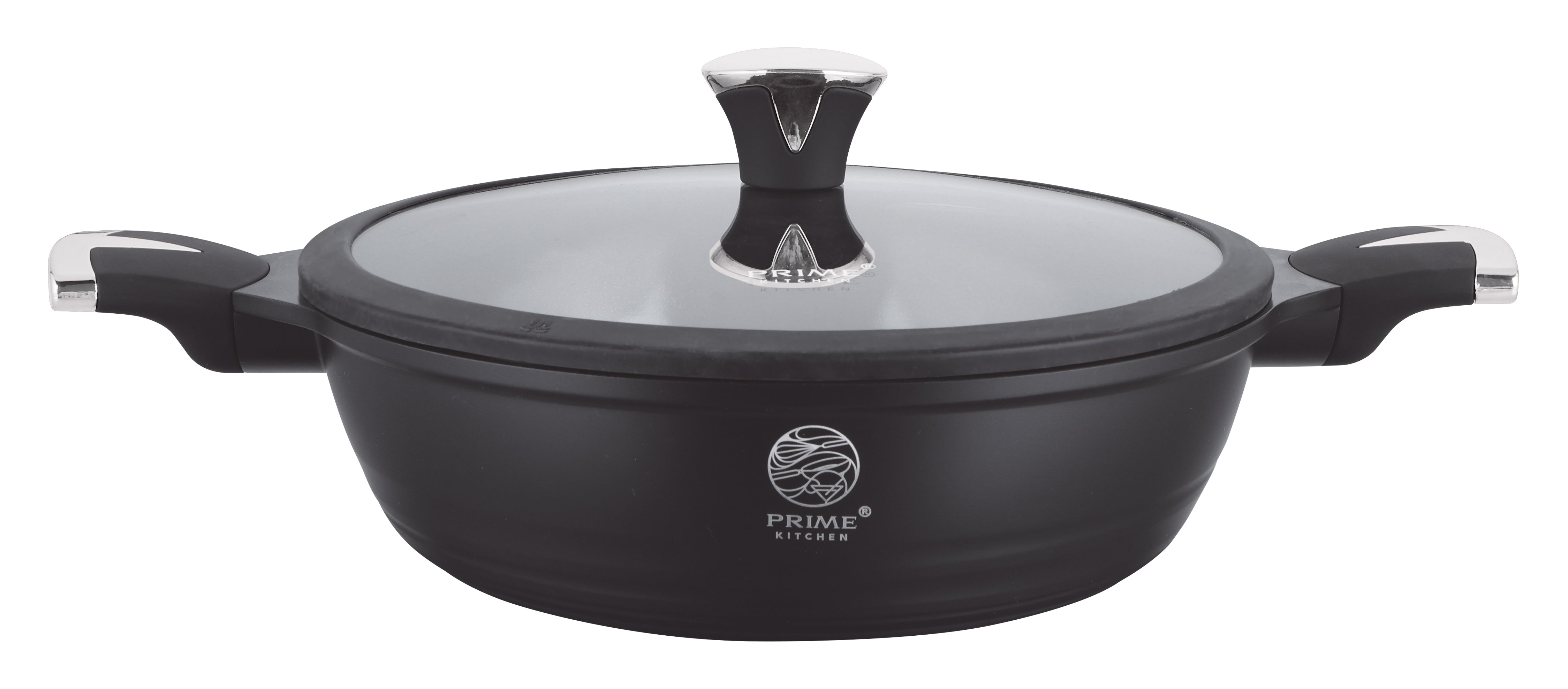 Prime Kitchen® Premium Topfset 10-teilig – Keramik Antihaft, Induktion, Silikon-Deckelrand