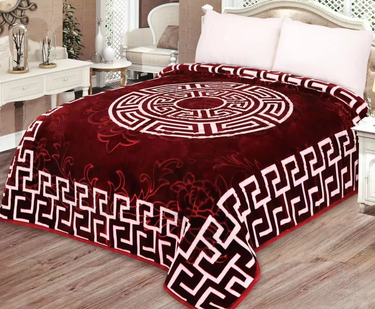 Prime Homely Kuscheldecke 200x240cm – 4kg schwere Luxusdecke mit edlem Muster – Winterdecke Prime Deluxe GmbH