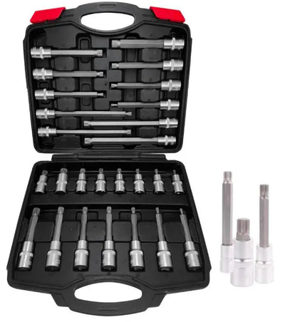 Prime Tools Torx Steckschlüssel Satz mit Innensechskant Bit
