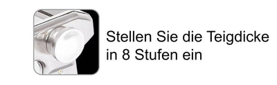 4-in-1 Nudelmaschine aus Edelstahl – Pasta Maker für Spaghetti, Tagliatelle & Lasagne Prime Deluxe GmbH