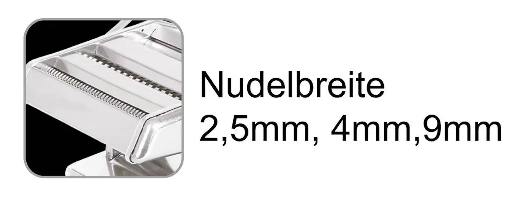 4-in-1 Nudelmaschine aus Edelstahl – Pasta Maker für Spaghetti, Tagliatelle & Lasagne Prime Deluxe GmbH