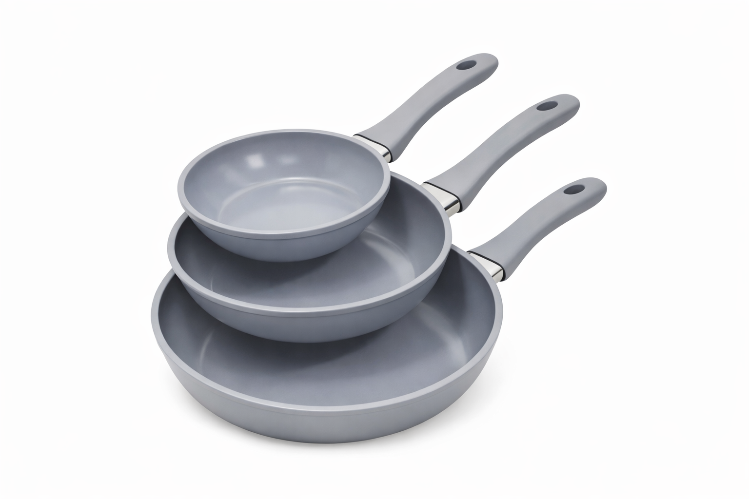 Keramik Pfannen Set 20–24–28 cm – Antihaft, Induktion, Ergonomischer Griff