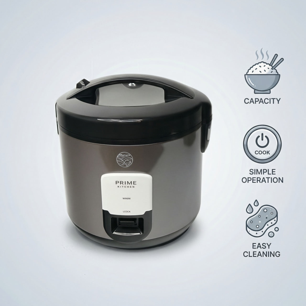 Prime Kitchen Reiskocher 2,2 Liter