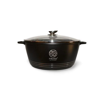 Keramik Kochtopf Einzelgrößen 20–44 cm – Induktionsgeeignet mit Gummideckel & Dampfsymbol Prime Deluxe GmbH