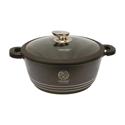 Keramik Kochtopf Einzelgrößen 20–44 cm – Induktionsgeeignet mit Gummideckel & Dampfsymbol Prime Deluxe GmbH
