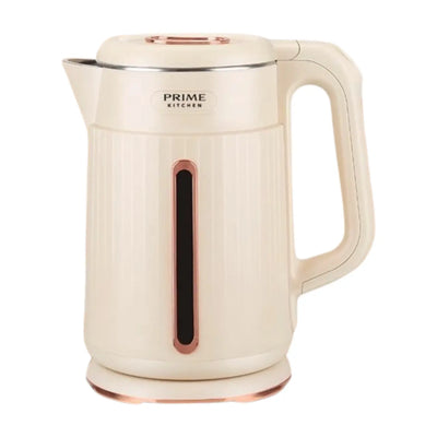 Prime Kitchen Wasserkocher 2L Elektrischer Beige