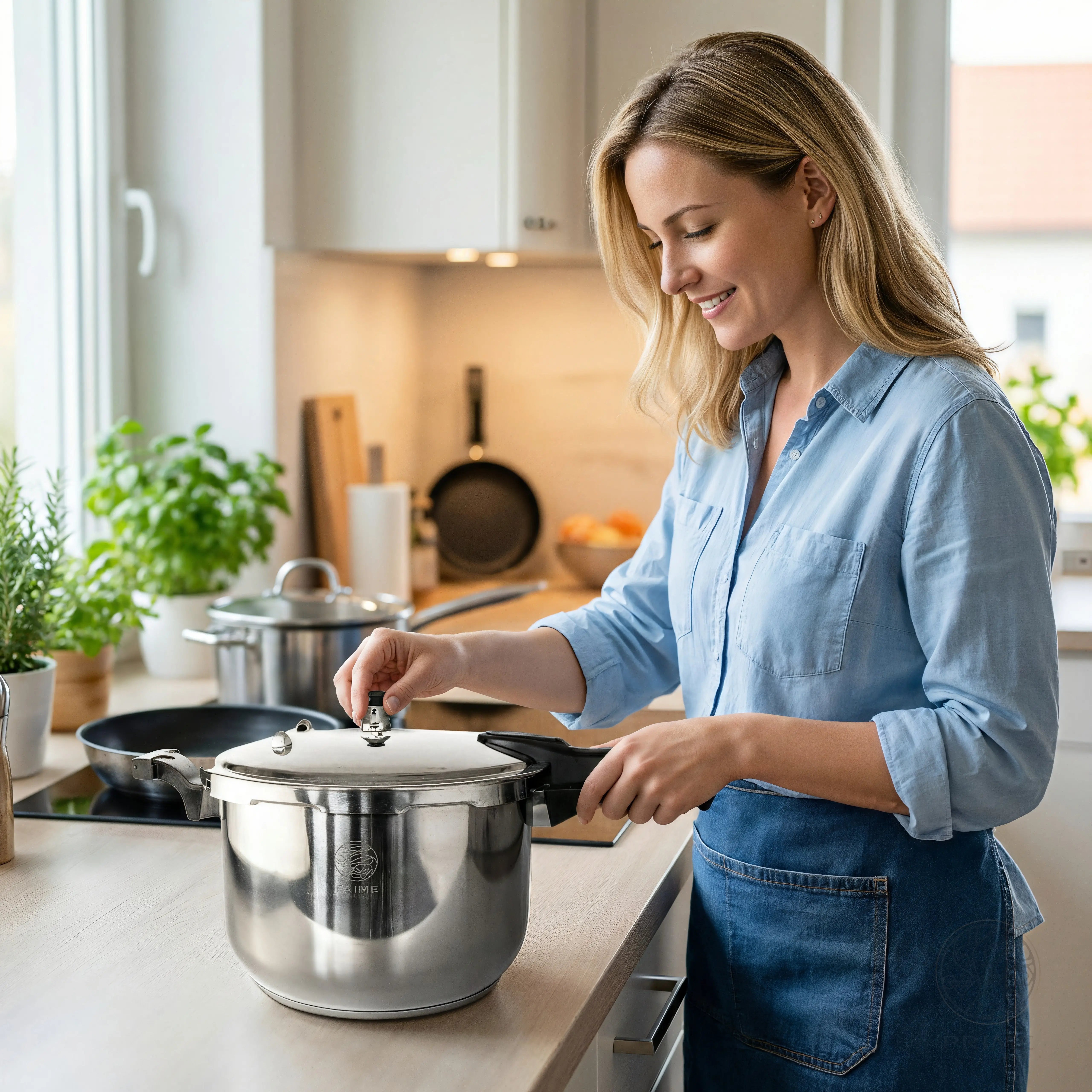 Prime Kitchen Schnellkochtopf aus Edelstahl – 5L–13L | Induktion & Gas geeignet Prime Deluxe GmbH