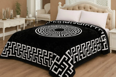 Prime Homely Kuscheldecke 200x240cm – 4kg schwere Luxusdecke mit edlem Muster – Winterdecke Prime Deluxe GmbH
