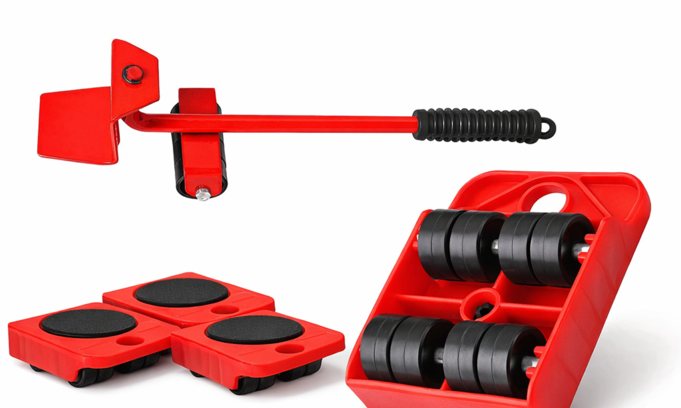 Moving Helpers Transportroller Set – Umzugshelfer mit Möbelheber bis 150 kg