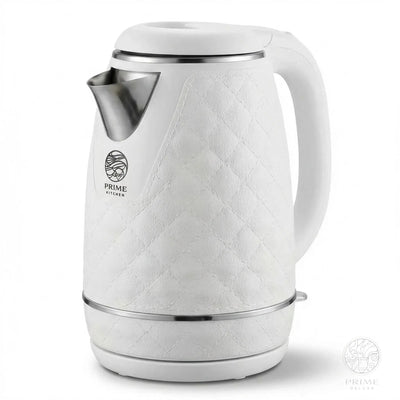 Prime Kitchen 2L Premium Wasserkocher aus Edelstahl – Schneller Wasserkocher mit Auto-Abschaltung & Überhitzungsschutz (Weiß, Braun, Schwarz) Prime Deluxe GmbH