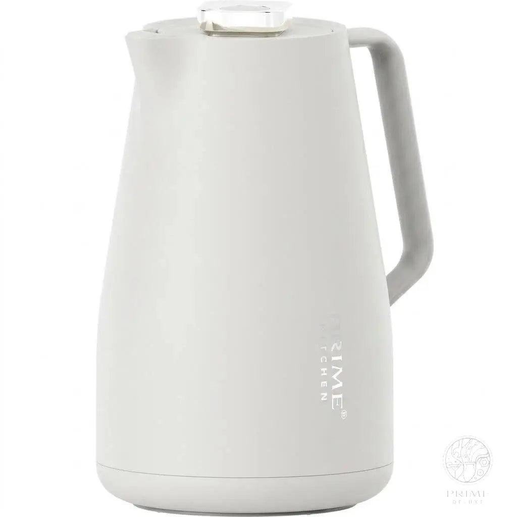 Prime Kitchen Thermoskanne 2L – Doppelwandige Isolierung, 12h heiß & 24h kalt, Einhand-Bedienung, Modernes Design mit Gold oder Silber Akzenten Prime Deluxe GmbH