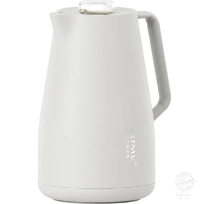 Prime Kitchen Thermoskanne 2L – Doppelwandige Isolierung, 12h heiß & 24h kalt, Einhand-Bedienung, Modernes Design mit Gold oder Silber Akzenten Prime Deluxe GmbH