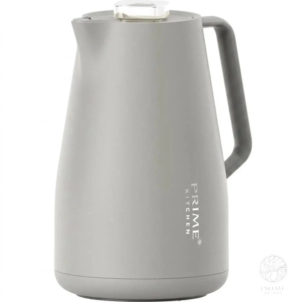Prime Kitchen Thermoskanne 2L – Doppelwandige Isolierung, 12h heiß & 24h kalt, Einhand-Bedienung, Modernes Design mit Gold oder Silber Akzenten Prime Deluxe GmbH